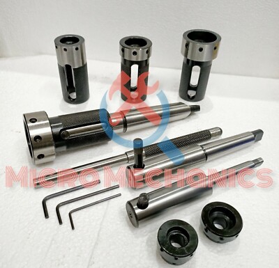 Lathe Tailstock Floating Die Holder Set - MT4 MT3 & MT2 Shank -For Metric Dies