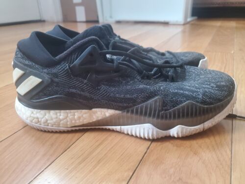 Adidas Crazylight Boost 2016 Low sz 9.5 Rare Black/White