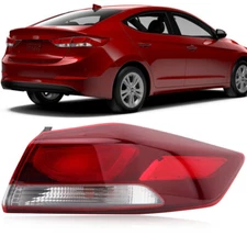 Tail Light Lamp Right Passenger Outer Brake W/Bulb For Hyundai Elantra 2017-2018