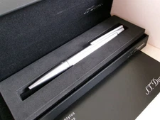 S.T. Dupont Defi Ballpoint Pen 405714 White & Chrome