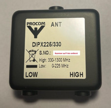 Procom DIPX 225/330 Diplexer ; High: 330-1300 MHz - Low: 0-225 MHz