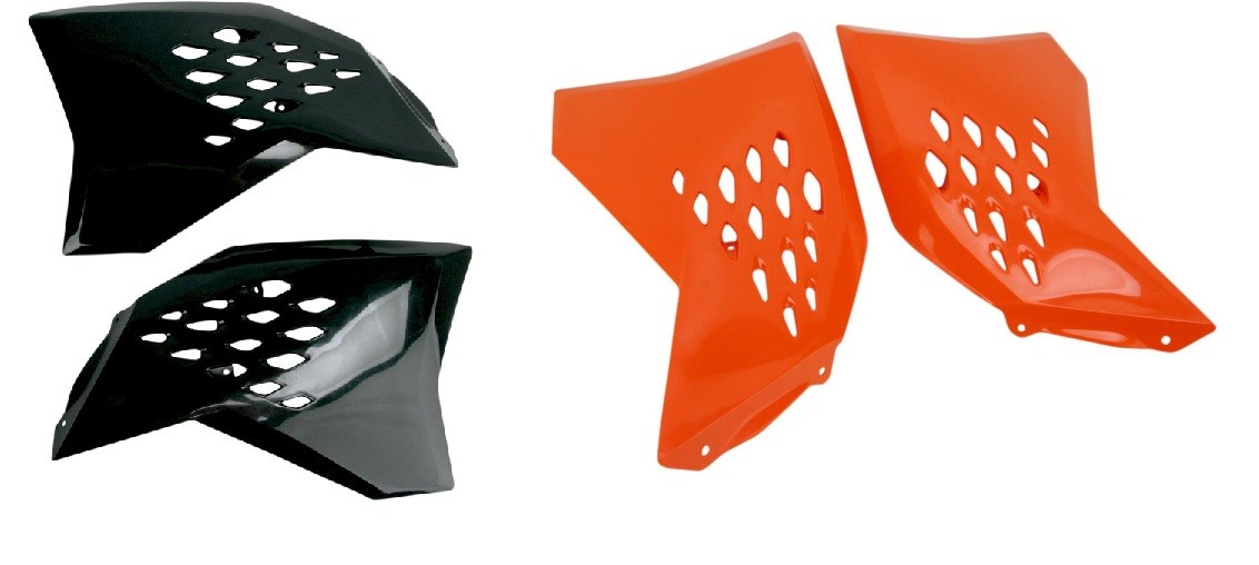 Ouïes de radiateur Polisport KTM EXC-R 530 plastique incassable contre les chocs