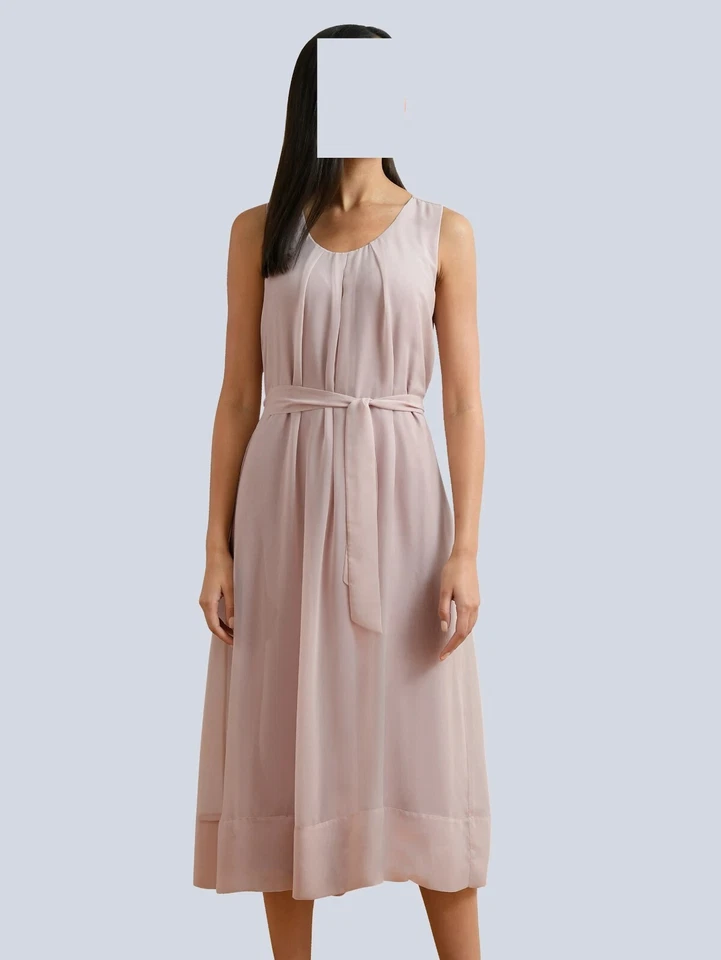 Alba Moda Chiffon Kleid rose Gr. 42 0123516406 (G) - Bild 3 von 4