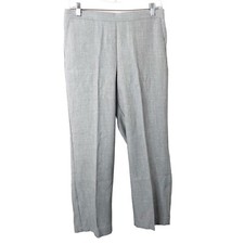 Alfred Dunner NWT Proportioned Short Classic Fit Gray Comfort Waist Pants 10P