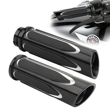 Motorcycle 25mm 1'' Handlebar Hand Grips for Harley Electra Glide Dyna Road King
