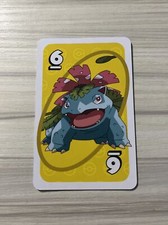 Venusaur # 6 Yellow - Japanese Uno Deck Promo Rare Near Mint - Pokemon Card - NM