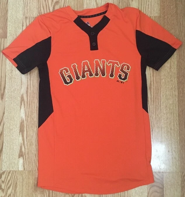 San Francisco Giants MLB Jarret Parker 6 Orange Cool Base Jersey Women's S  EUC!