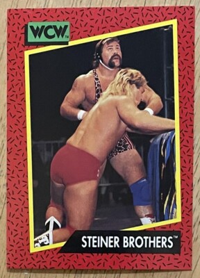 rare wcw cards 1991 #98 Ricky Morton Yellow Border Impel Wrestling Trading Card WWE # Unopened trading card boxes with packs bring hours of family entertainment Found an old box of