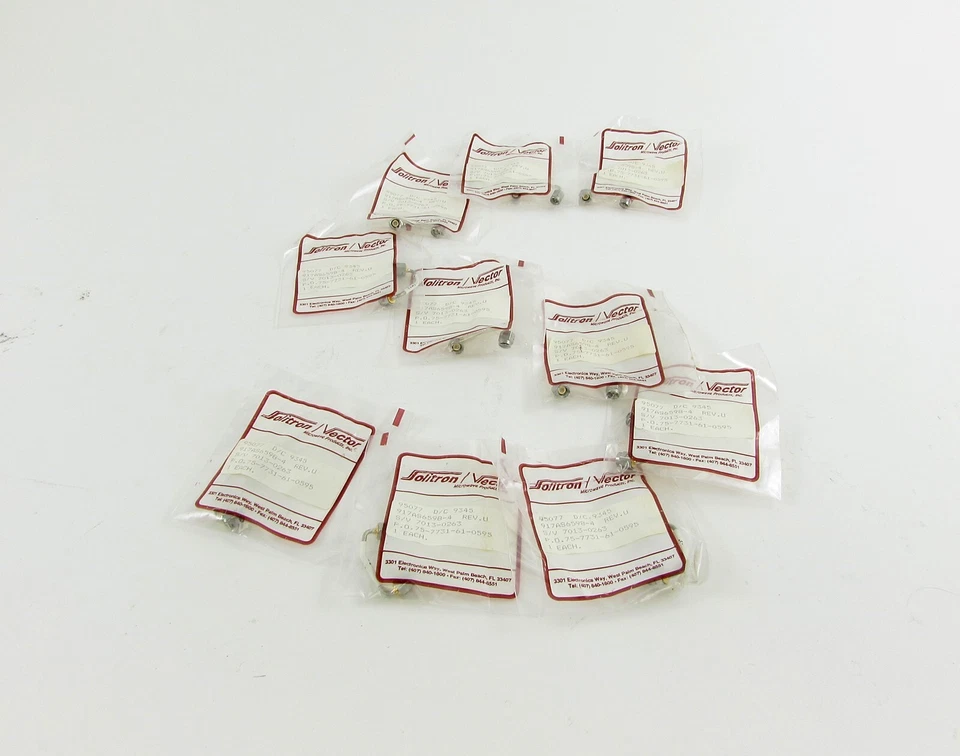 * Lote de 10 * Conjuntos de cables SS semirrígidos para microondas SV 7013-0263 SMA/M Foto 2 de 4