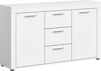 Xonox.Home Sideboard Kommode Schrank Anrichte Highboard Jam Weiß 184X80X35 Cm