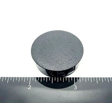 1 1/8" Auto Truck Bumper Plugs Black Sensor Hole Locking Cover 1 1/4" Top 6 Pack