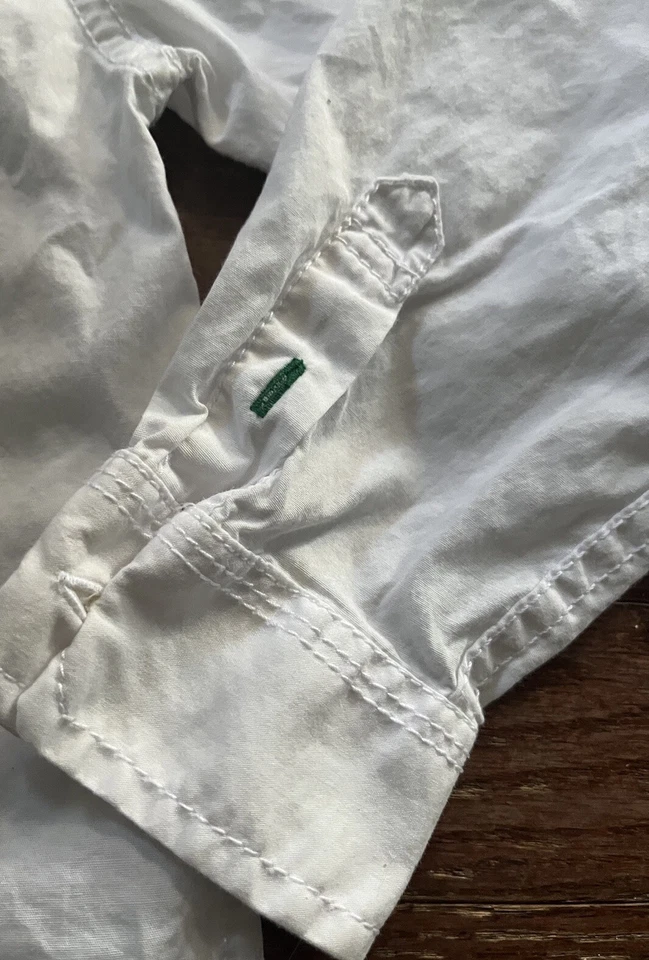 Boys Tommy Hilfiger Button Down Dress Shirt White Size 6 - Image 4 of 4