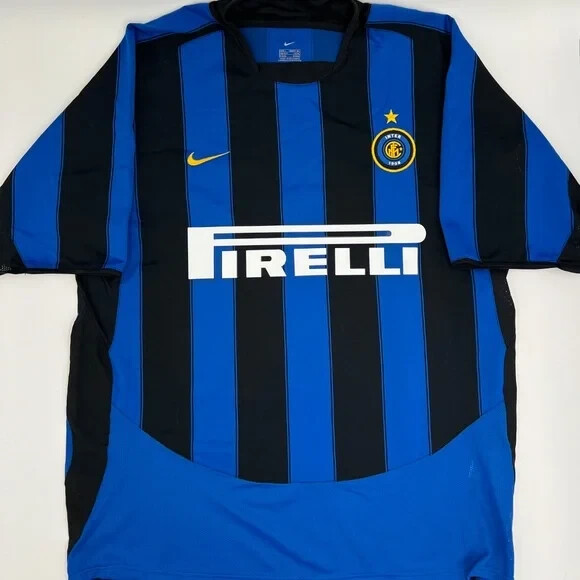 Adriano #10 Inter Milan 2003/2004 Home ORIGINAL Nike VTG Rare