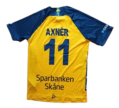 Craft Tyra Axner Sweden Handball Jersey Yellow SHF Sweden #11 Player Jersey? M