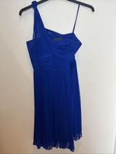 Ladies Coast Chiffon One Shoulder Occasion Dress Size 6 - Blue - Occasion Prom