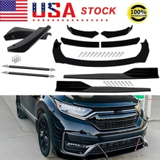 For 1997-2022 Honda CR-V Front Bumper Lip Spoiler Body Kit Splitter Side Skirt