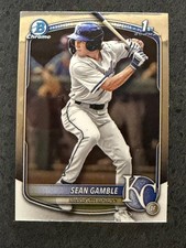 2025 Bowman Draft 1st Bowman Chrome #BDC-178 Sean Gamble, Kansas City Royals