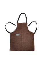 F240 Leather Grill Apron, 0.25 x 26.5 x 29.75 inches Brown Suede