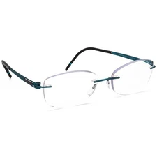 Silhouette Eyeglasses 4418 40 6056 5369 Satin Blue Rimless Austria 54[]17 140