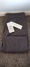 Alfred Dunner Gray Knit Elastic Waist Pull On Pants Size 8 NWOT