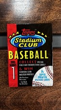Topps 1993 Stadium Club Baseball Series 1 Pack 14 Super Premium Picture Cards
