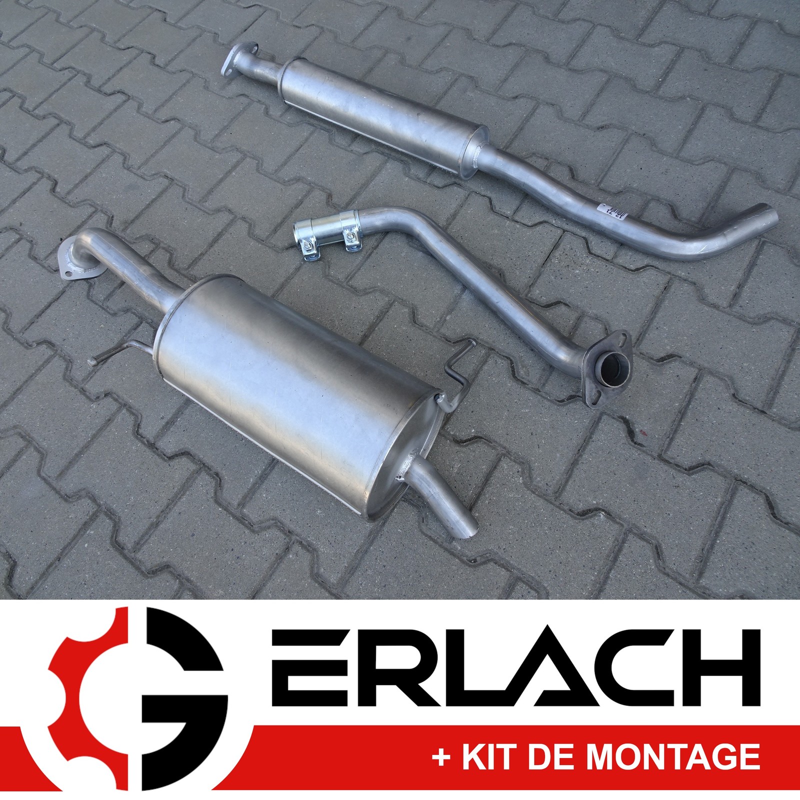 Silencieux echappement Mazda Premacy 1.8i 16V pour passage au controle technique