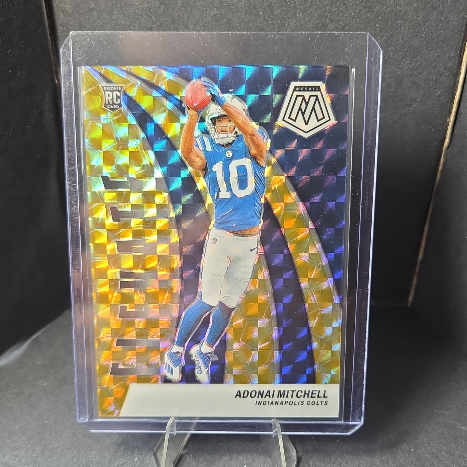 Adonai Mitchell Panini Mosaic Elevate #6 Reactive Yellow