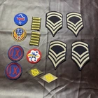Vintage WWII Mixed U.S. Military Patch Lot WW2