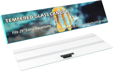 29.21 X 11.69 X 0.16In Clear Tempered Glass Canopy,Aquarium Fish Tank Hoods FITS