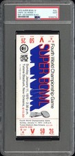 1970 Super Bowl IV Ticket PSA 2 Kansas City Chiefs vs Vikings Full Rare Black