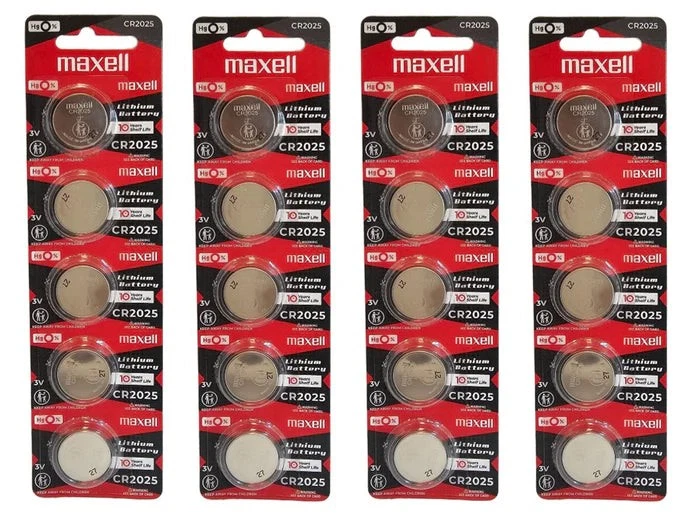 Maxell Battery CR 2025 pack of 5