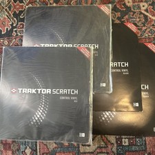 Traktor Scratch Control Vinyl Black & Red 4 I...