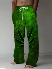 New men's trousers American retro loose straight youth European