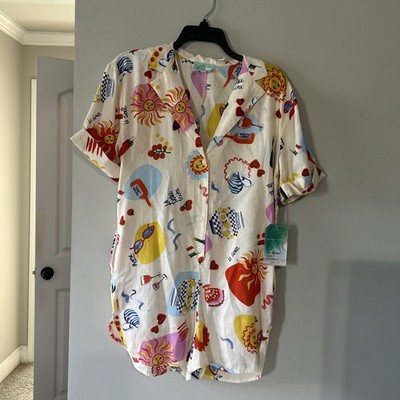 NWT True Destinations Resort Wear Sol Party Italian Summer Romper Size XS Pocket