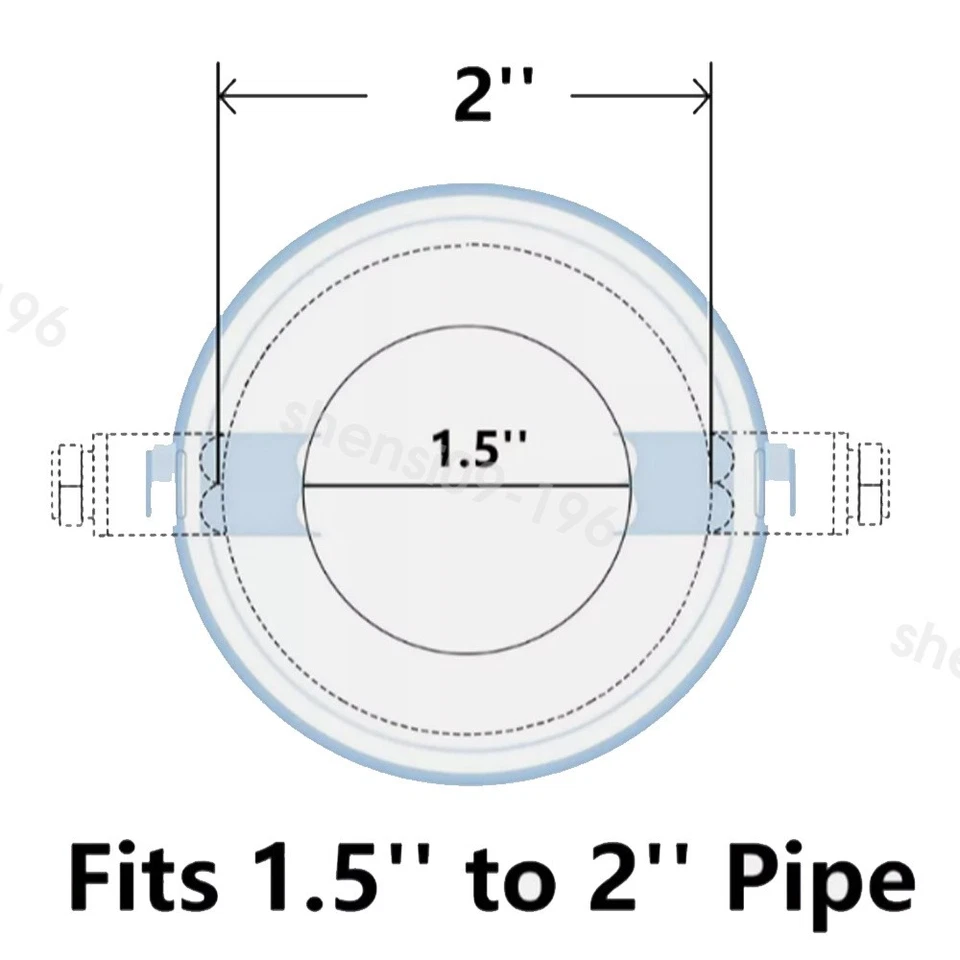 Car 38-54mm StainlessSteel Rear Exhaust Pipe Tail Muffler For 2003 Honda S2000 Foto 3 de 4