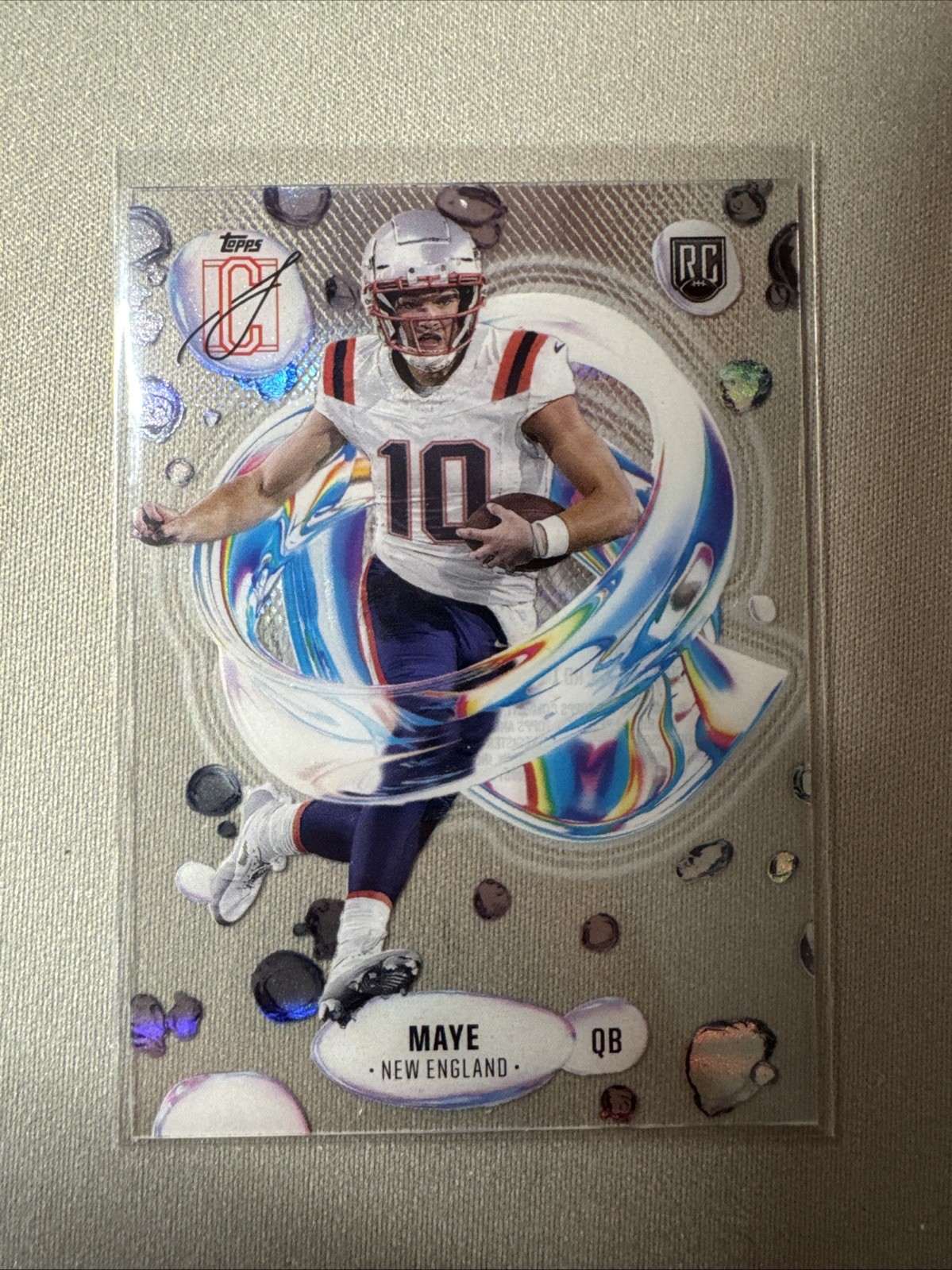 2024-25 Topps Signature Class Drake Maye #F-3 Fluidity New England Patriots (RC)