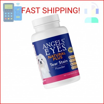 ANGELS' EYES NATURAL PLUS Tear Stain Prevention Beef Powder for Dogs | All Breed