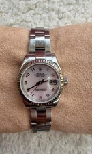 Rolex Lady-Datejust 26mm 179174 MOP Arabic Dial Box Papers CPO 2006