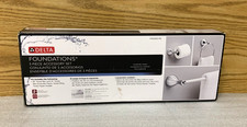 Delta Foundations FND63-PC, 3 Piece 18" Towel Bar Set TP Towel Ring Chrome