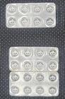 1 Troy Oz .999 Fine Silver Monarch Medals Lego  2 x (1/4 oz) and 1 x ( 1/2 oz)
