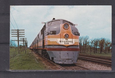 UNITED STATES, LOCOMOTIVES, MILWAUKEE ROAD, 2000HP, EMD, c1960 ppc., unused.