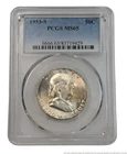 PCGS MS 65 1953 S San Francisco Franklin 50C Silver Half Dollar