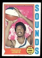 1974-75 Topps Freddie Lewis #263 - Memphis Sounds