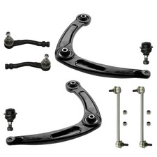 2 Querlenker vorne für Peugeot Partner und 2 Koppelstange 2 Spurstangenkopf