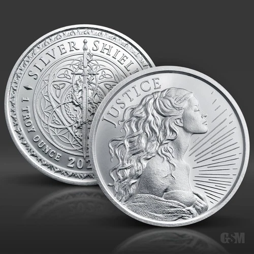 1 oz Justice BU Silver Round 2026