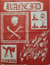 Rancid 2000 Hellcat/Epitaph Records promotional poster Excellent New old stock