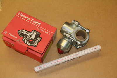 Flamco Rohrverbindung T-Plus f Stahl-Gewinderohr 1 1/4'' x 1'' x 1 1/4''