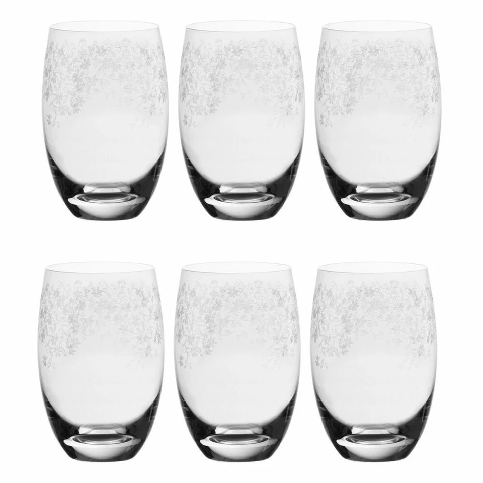 Leonardo Chateau Longdrinkglas 6er Set Trinkglas Wasserglas Glas m. Gravur 350ml
