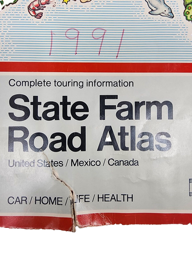 State Farm Road Atlas 1991 Estados Unidos México Canadá Mapas Rand McNally - Imagen 9 de 10