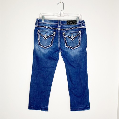 Miss Me Raw Hem Capri Jean Size 29 | eBay